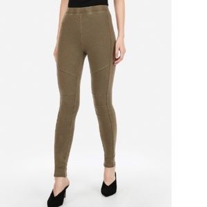 SALE 3️⃣ for $8! 🛍️ XS Olive Mid Rise Ponte Moto Leggings // Express